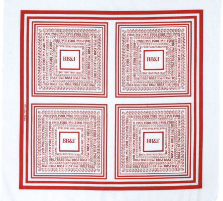 Frankie Welch BB&T bandana, cotton