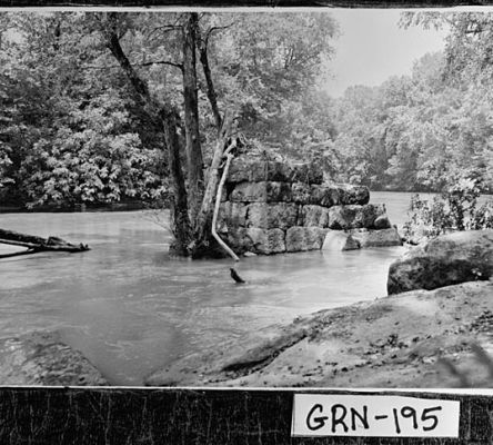 Oconee River Bridge Remains