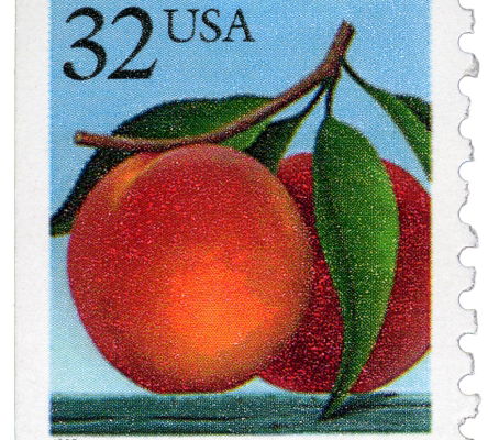 Peach Stamp