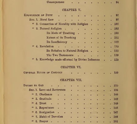 The Elements of Moral Science