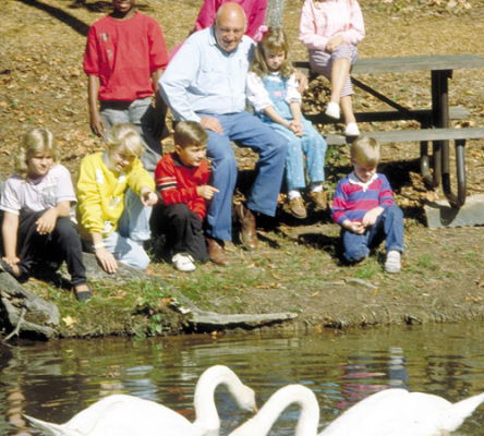Truett Cathy with Foster Children