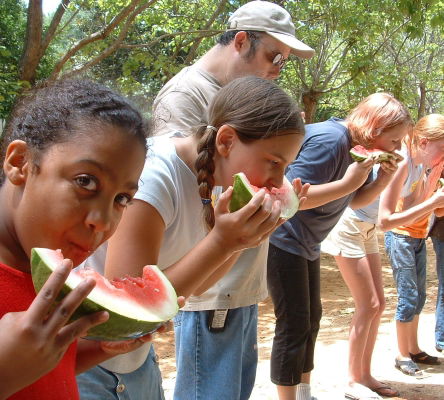 Eating Watermelon